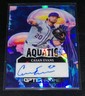 Casan Evans 2025 Leaf Optichrome RC Aquatic Blue Auto #d 1/1 True 1 Of 1 