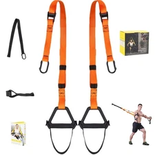 Bodyweight Resistance Training Straps,Suspension Training straps Complete Hom...