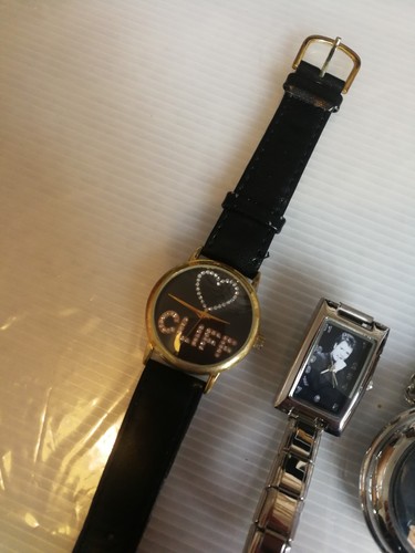 CLIFF RICHARD 3x Watches - all untested Job Lot - Picture 2 of 6