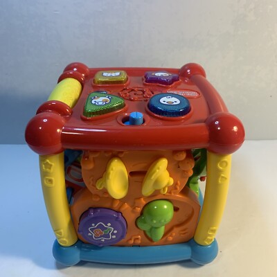 VTech Busy Learners Activity Cube Learning Toy for Infant Toddlers TESTED WORKS!