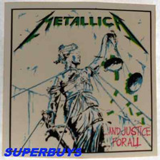 HEAVY METAL ROCK BAND "METALLICA" AUTHENTIC VINTAGE 80's CONCERT STICKER
