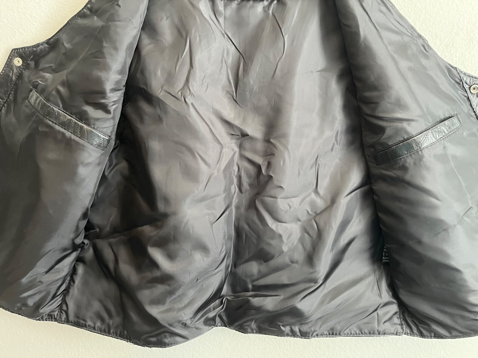 Leather Works USA  Black Patchwork Motorcycle Bik… - image 8