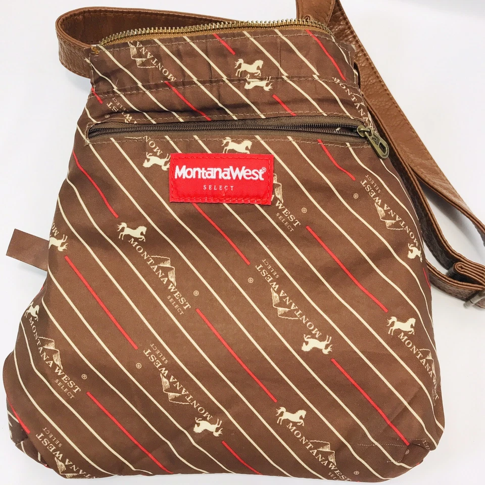 Bolso Bandolera para Mujer Multi Bolsillos Suave Hombro Mediano Carteras de Viaje Cremallera Foto 4 de 4