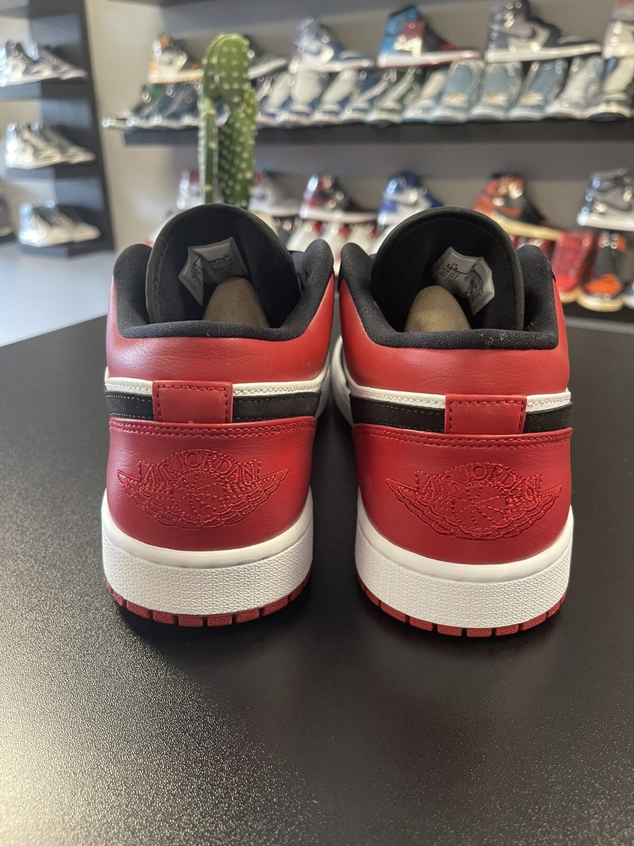 Air Jordan 1 Low Black Toe Style # 553558-116 Size 11.5  display picture 1