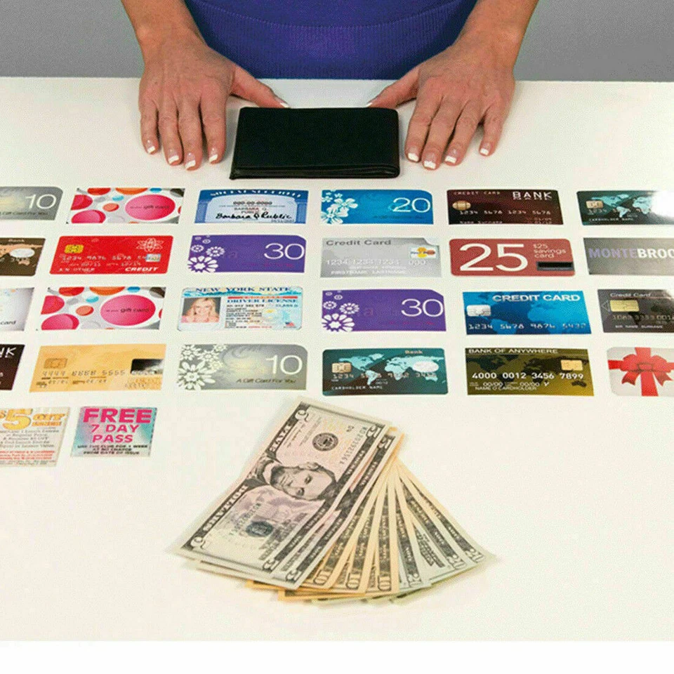 Slim RFID Blocking Leather Wonder Wallet Credit Card Holder As Seen on TV Purses - Image 4 of 4