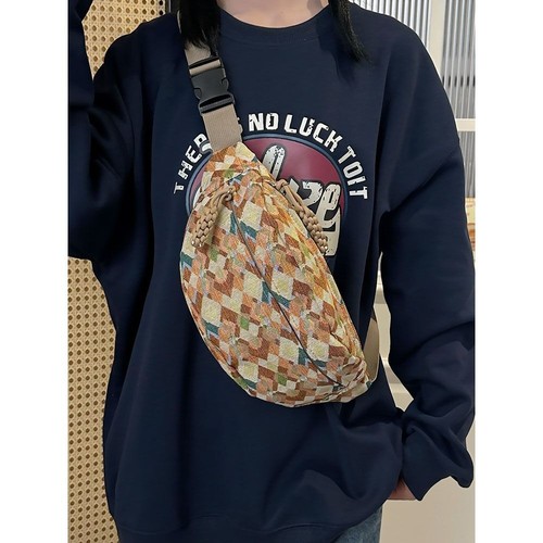 Bohemia Crossbody Chest Bag Large Capacity Women Fanny Pack Casual Waist Bag - Picture 5 of 15