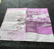 Easy Bake Ultimate Oven Directions ONLY Paperwork Instructions Baking Star Edit.