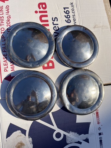 Classic Mini Wheel Trims x4 Hub Caps Austin Morris Rover Mk3 Original ...