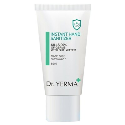 Dr. Yerma Hand sanitizer  (10) 50ML Tubes Clean Gel Alcohol 70% Fresh Scent