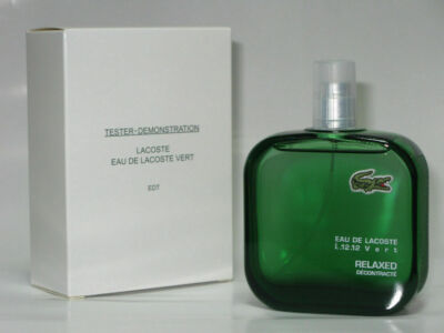 EAU DE LACOSTE VERT 3.4oz /100 ml EDT NIB Tester No Cap NEW