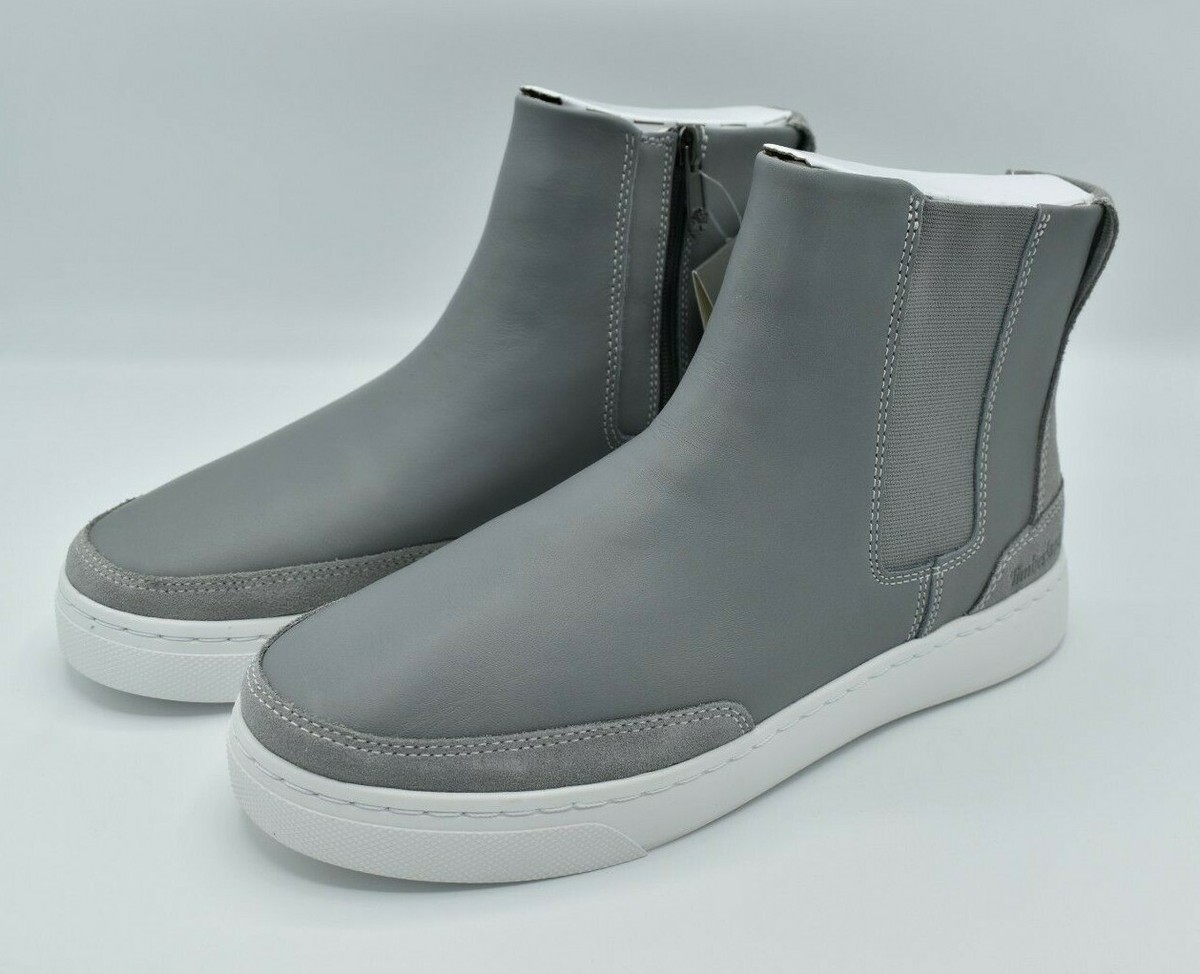 Timberland GreenStride Chelsea Lug Sole Leather Ankle Boots Gray Taupe Size 9.5 Timberland GreenStride Chelsea Boots Women main image 2