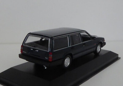 VOLVO 740 GL 1986 BLA GRON METALLIC MINICHAMPS 943171713 1:43