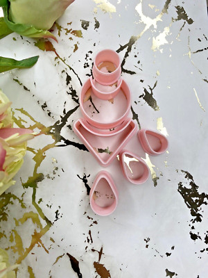 Tear Dangle Polymer Clay Cutter 6er Set | 3D-gedrucktes Tonwerkzeug | IrisCrafts7 UK