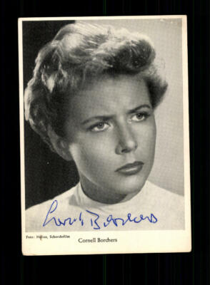 Cornell Borchers Autogrammkarte Original Signiert + F 6218