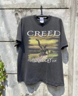 CREED Human Clay ツアーT Delta L 90s クリード Creed 1999 Band Human Clay Tour Black Short Sleeve Unisex Tshirt S
