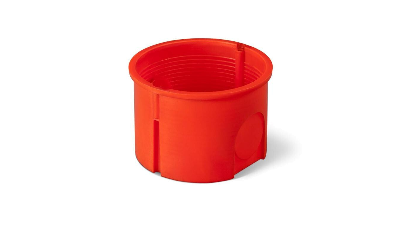 Flush-mounted box 60mm red PK-60 PRO 0281-00 / 100pcs / /T2UK