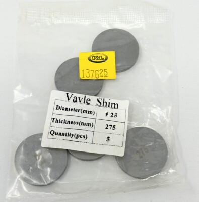 K&L Supply - 13-7625 - 25.00mm Valve Shim Refill, 2.75mm (5 Pack