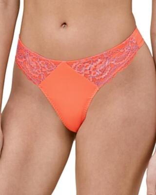Skarlett Blue Women Minx Thong Underwear Coral Size XS 0598