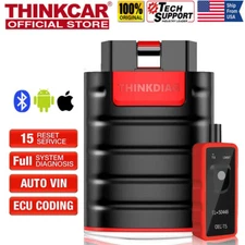 ThinkDiag OBD2 Scanner Bluetooth Bidirectional Scan Tool ECU Coding & TPM Tool