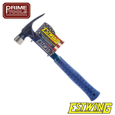 Estwing E6-15SR Ultra Serie Klauenhammer mit kurzem Griff - blau 15oz