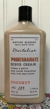 NATURE MARKET SMALL BATCH POMEGRANATE COCONUT SCRUB CREAM 24.5 OZ HOME  BODY CO
