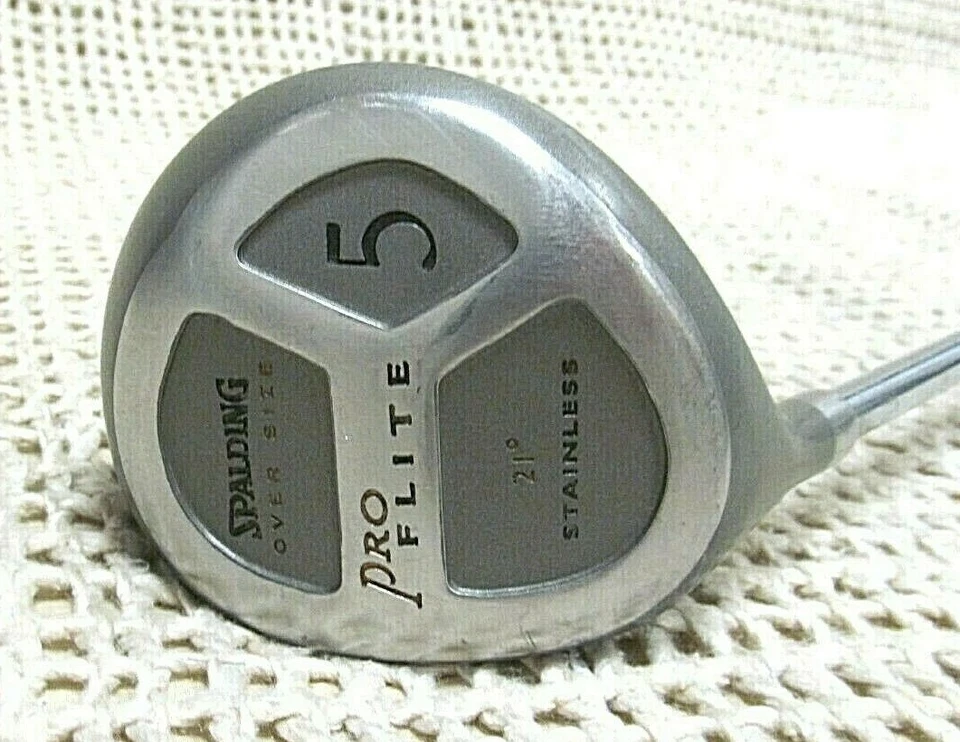 SPALDING PRO FLITE Oversize 21*Degree 5 Wood 41.5" LEFT HANDED ~ Reg Steel Shaft - Image 3 of 4