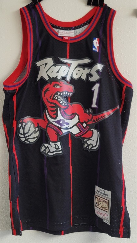 TRACY MCGRADY TORONTO RAPTORS MITCHELL @ NESS JERSEY SZ SMALL