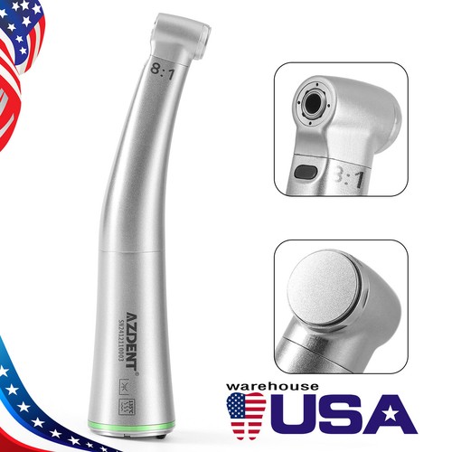 Dental Endo Handpiece 8:1 Reduction Fiber Optic Contra Angle Endodontic E Type - Picture 19 of 22