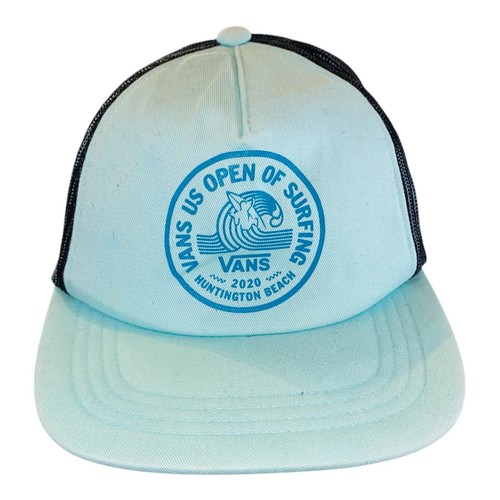 Vans Trucker Hat Cap Adult Snapback US Open Of Surfing 2020 Mesh Huntington