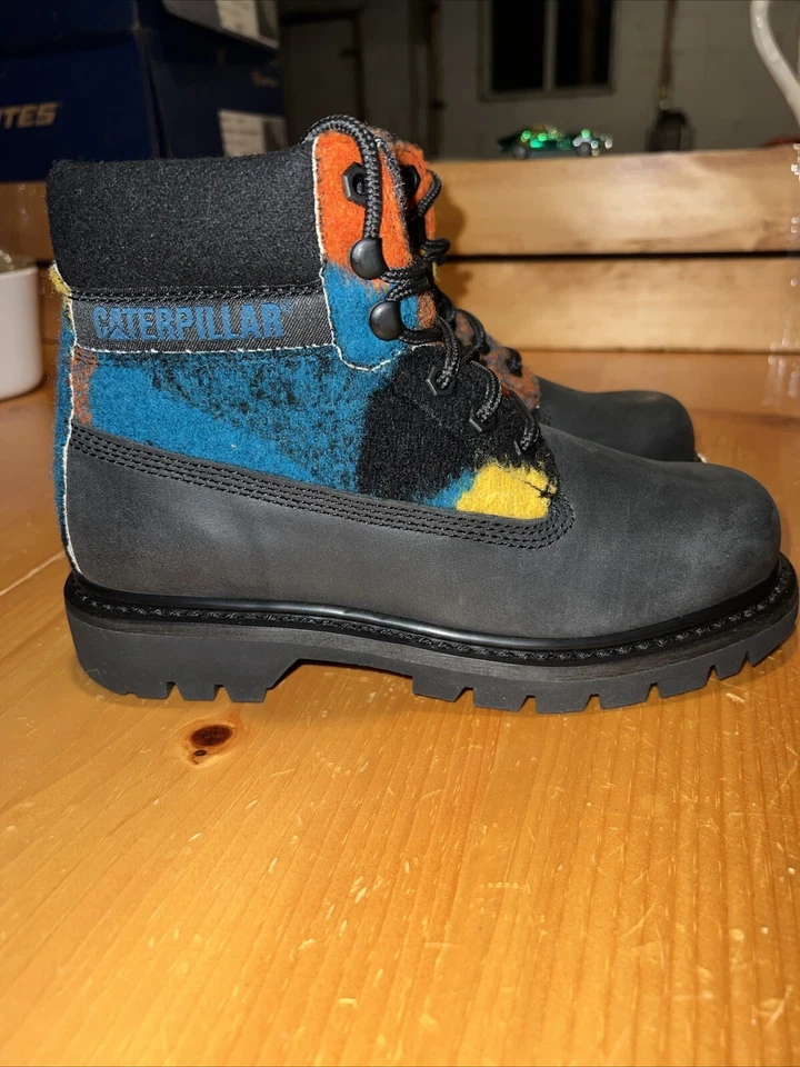 Bota de trabajo de lana Caterpillar Colorado para mujer, negra multi, talla 6 Foto 3 de 4