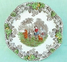Copeland Spode's Byron Series 2 quartered sandwich plate  - 25 cms (10")