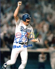 Kirk Gibson SIGNED AUTOGRAPH 8x10 Photo 1988 Los Angeles Dodgers Champions HR re
