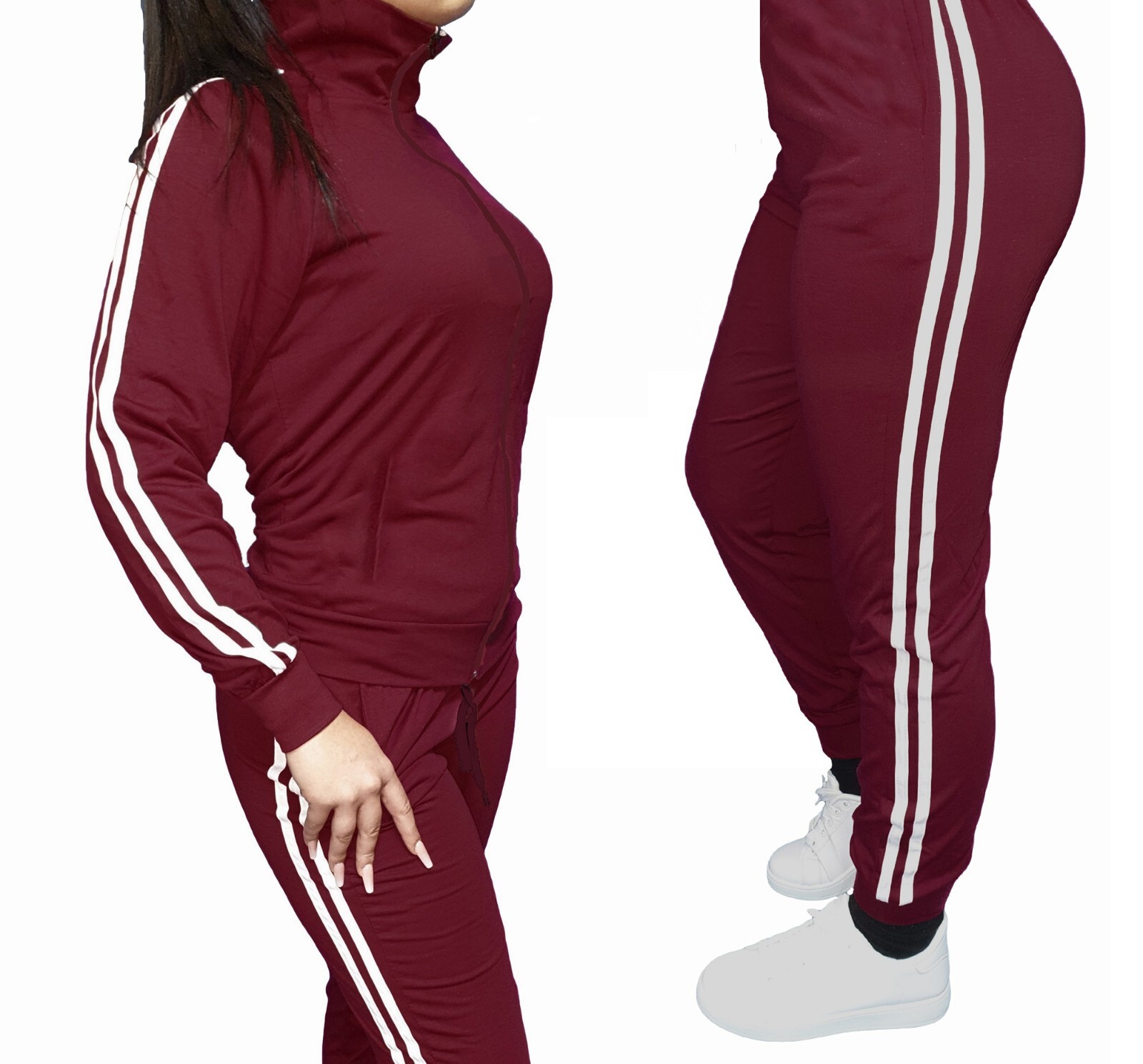 TUTA DA DONNA Invernale Felpata Sportiva Completo Pesante Caldo Comodo L XL XXL EUR 20,90 - IT - Foto 6