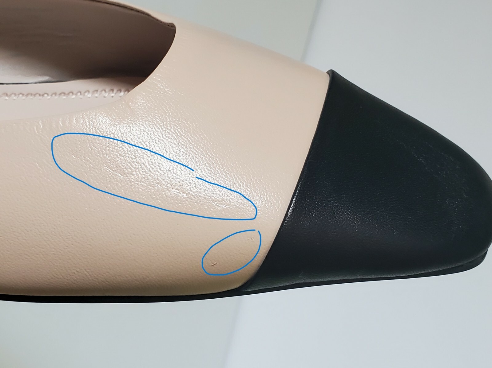 Купить Zara Nude Black Cap Toe Mules 