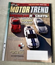 Motor Trend Magazine December 2006 American Rockets Dodge Viper 500HP Super cars