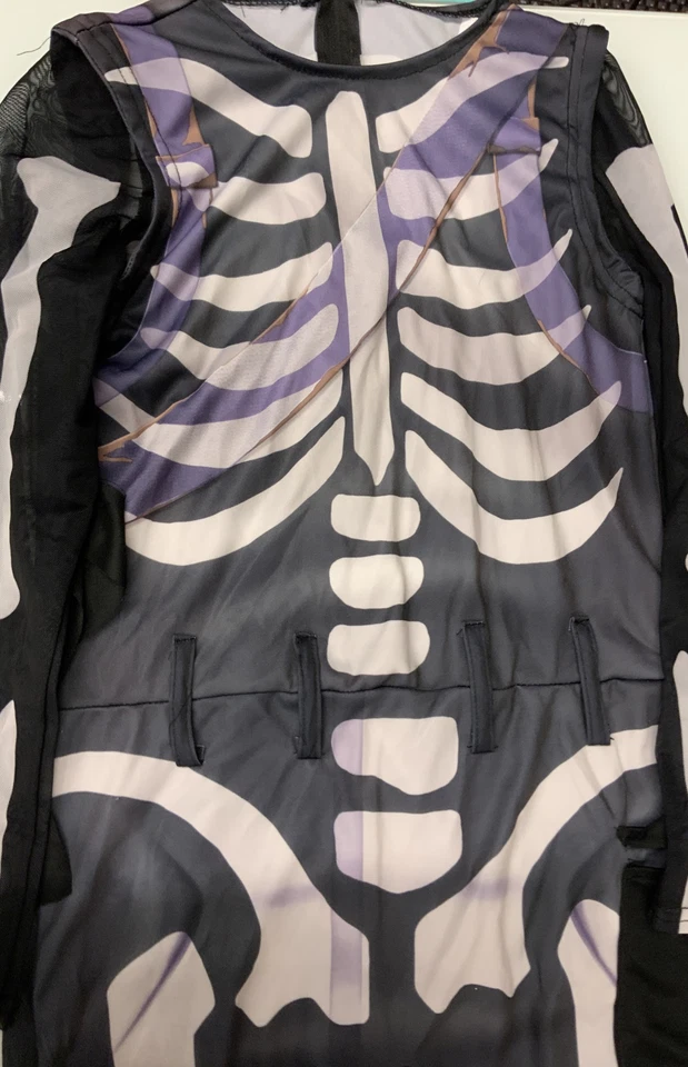 🧷 Disfraz de soldado calavera Fortnite 👉Solo mono👈 JUVENTUD MEDIANA Foto 2 de 3