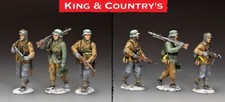 KING COUNTRY BATTLE OF THE BULGE BBG125 GERMAN WINTER MG34 TEAM