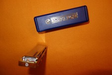new HOHNER BLUESHARP Harmonica Key D w/case Made Germany MS blues country folk