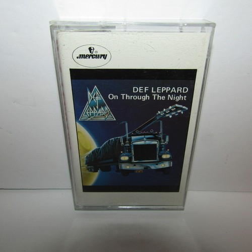 Vintage On Through the Night von Def Leppard (Cassette Tape, 1986, Mercury)