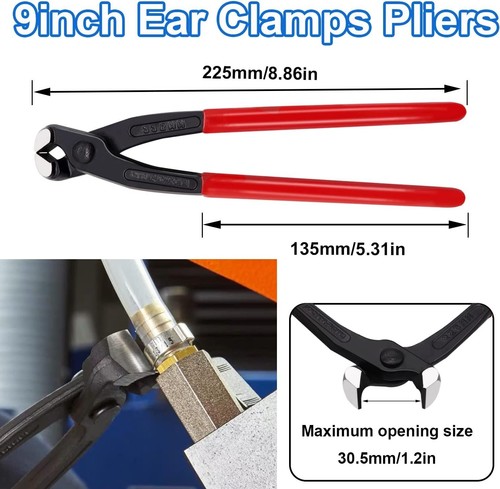 Pex Crimping Clamp Cinch Tool Kit 20PCS 1/2" 10Pcs 3/4" Clamps & Pipe Cutter New - Picture 3 of 5