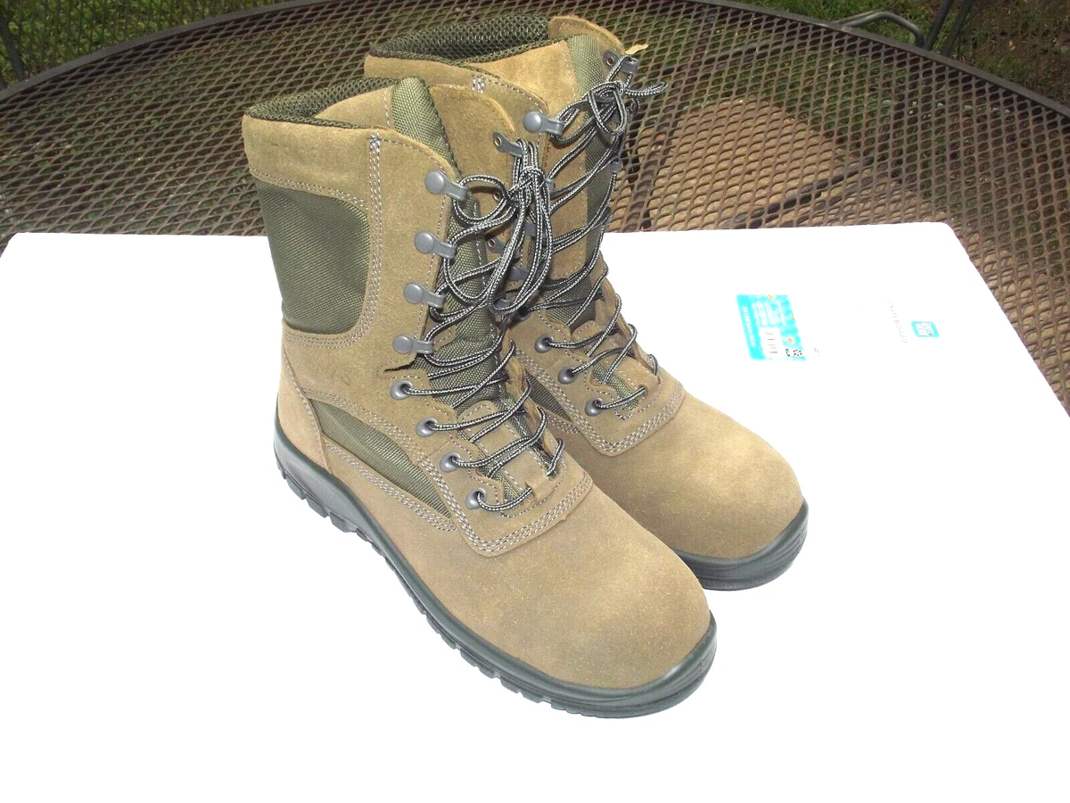 Sage green composite hotsell toe military boots