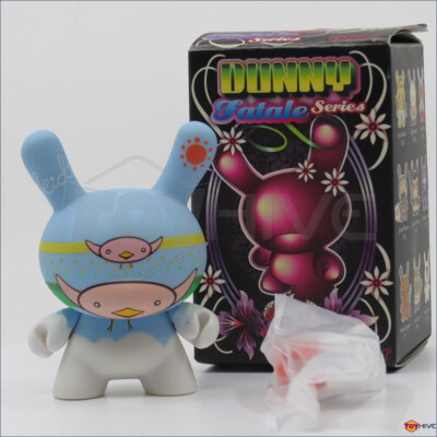 Kidrobot Dunny 2010 Fatale Big and Small toy duck by CW - 3-inch vinyl figure