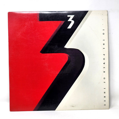 3 To the Power Of Three LP Album Vinyl Geffen Records Vintage 1988