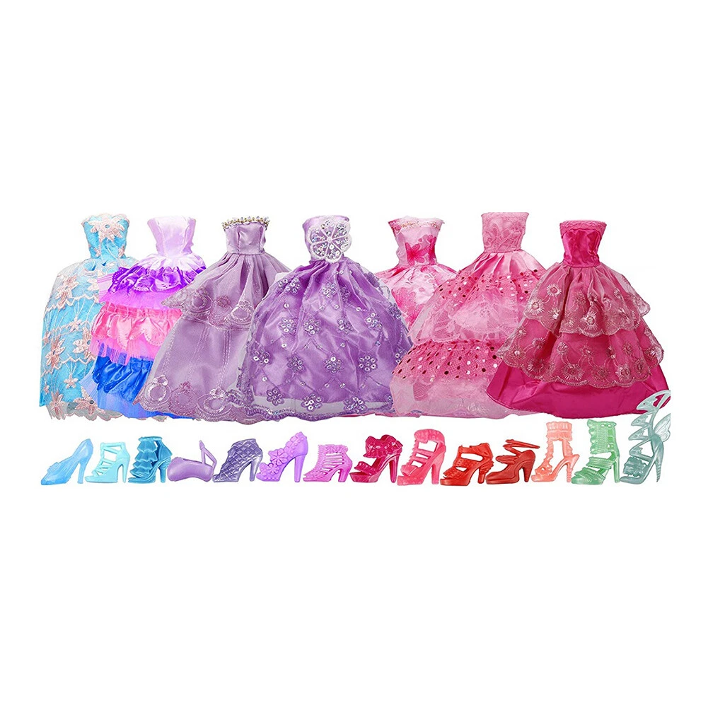 VETEMENTS Set 35 vestiti bambola oggetti di scena bambole vestito stile casuale per cambiare vestiti gioco