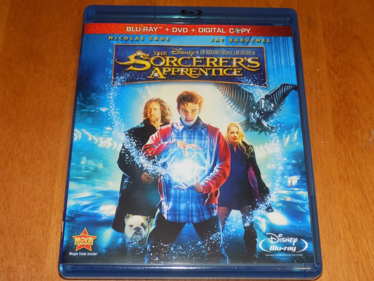 THE SORCERER'S APPRENTICE DISNEY NICOLAS CAGE JAY BARUCHEL BLU RAY