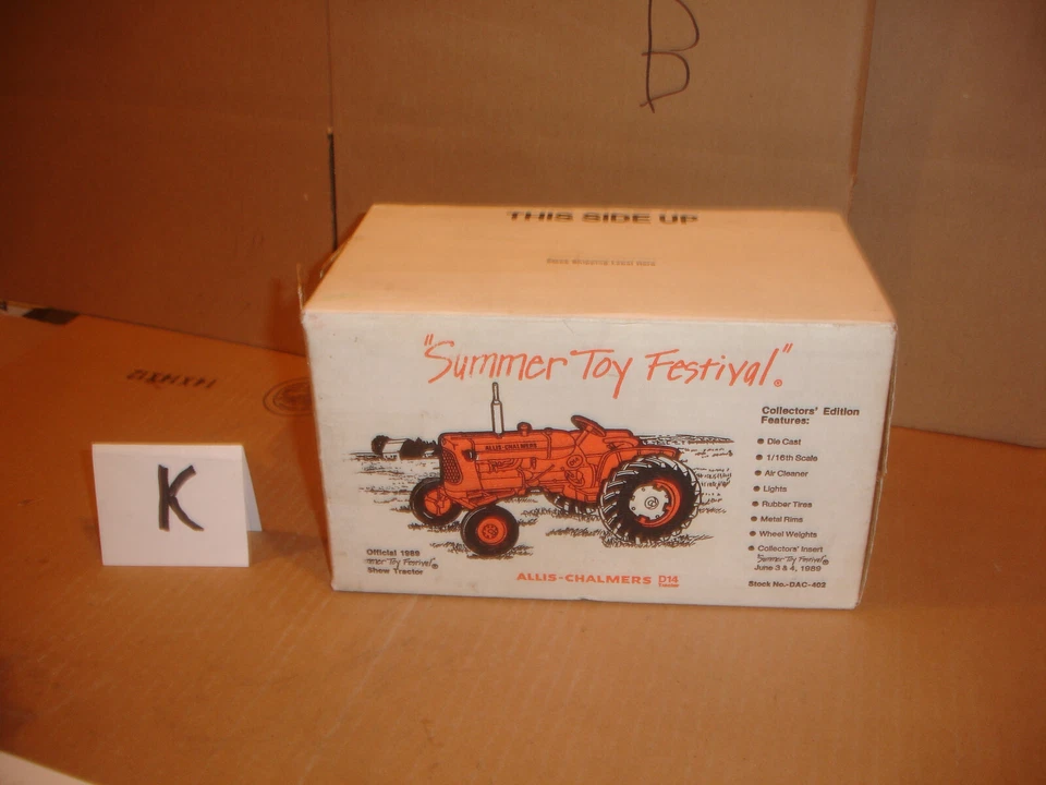 1/16 allis chalmers d 14 toy tractor - Image 2 of 4