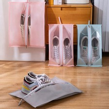 Shoe Bag Pouch Dust Cover Protector Travel Hanging Sport Gym Shoes Bags Light