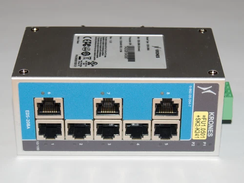 Moxa / Krones EDS-208A Industrial Ethernet Switch 8 Ports 10/100 MBit Unmanaged