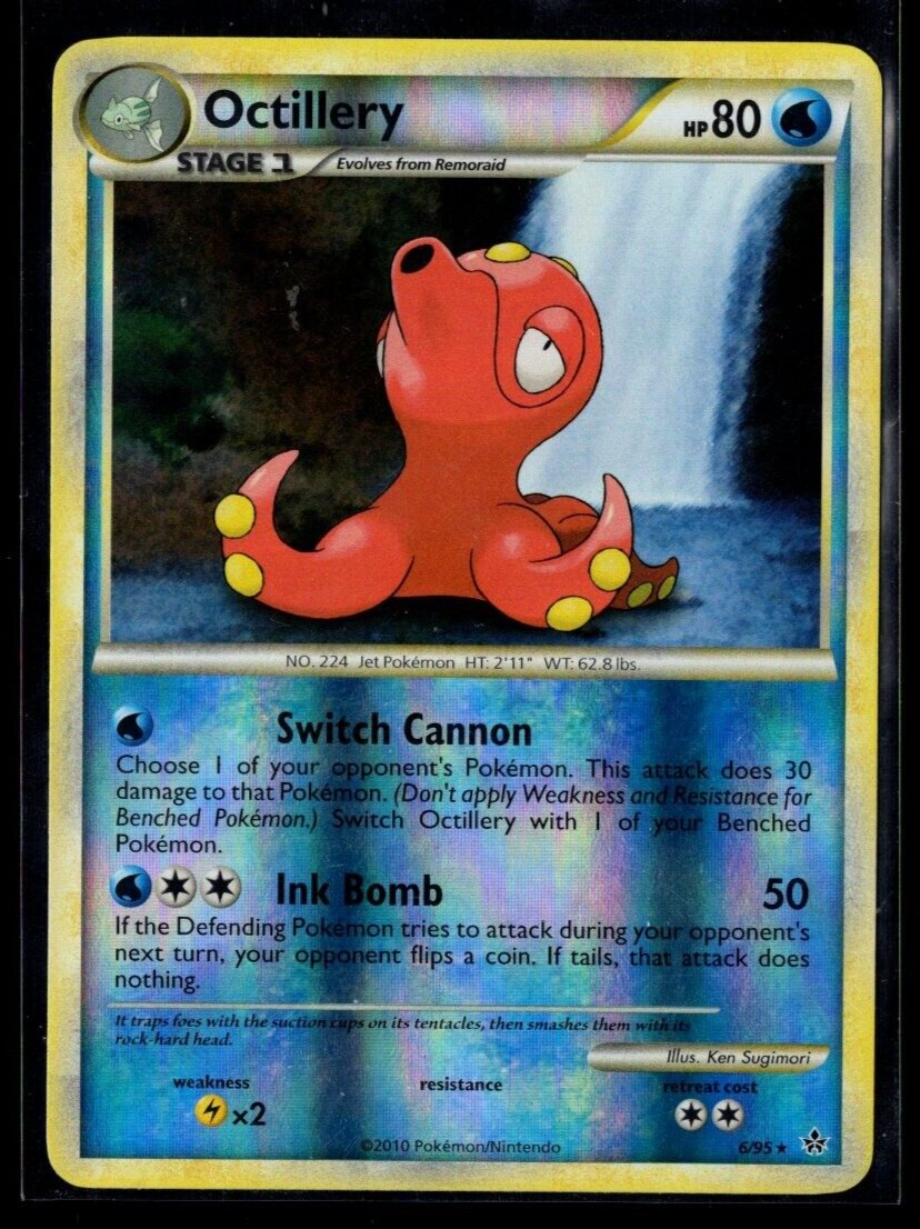 Octillery 6/95 Reverse Holo Rare HGSS Unleashed Pokemon TCG LP/NM eBay