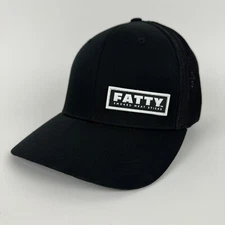 Fatty Smoked Meat Sticks Trucker Hat Black Mesh Back Flexfit Stretch Fit Cap